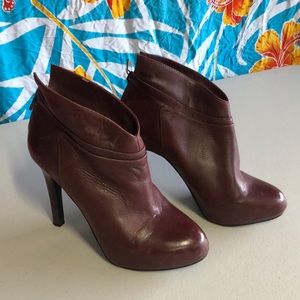 Jessica Simpson heels, maroon